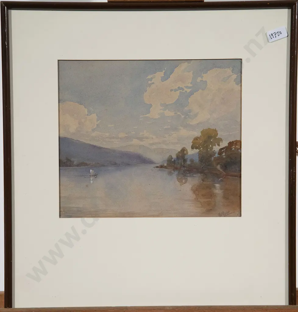 Two Rowland Langmaid etchings & other watercolour (3) Image 1++