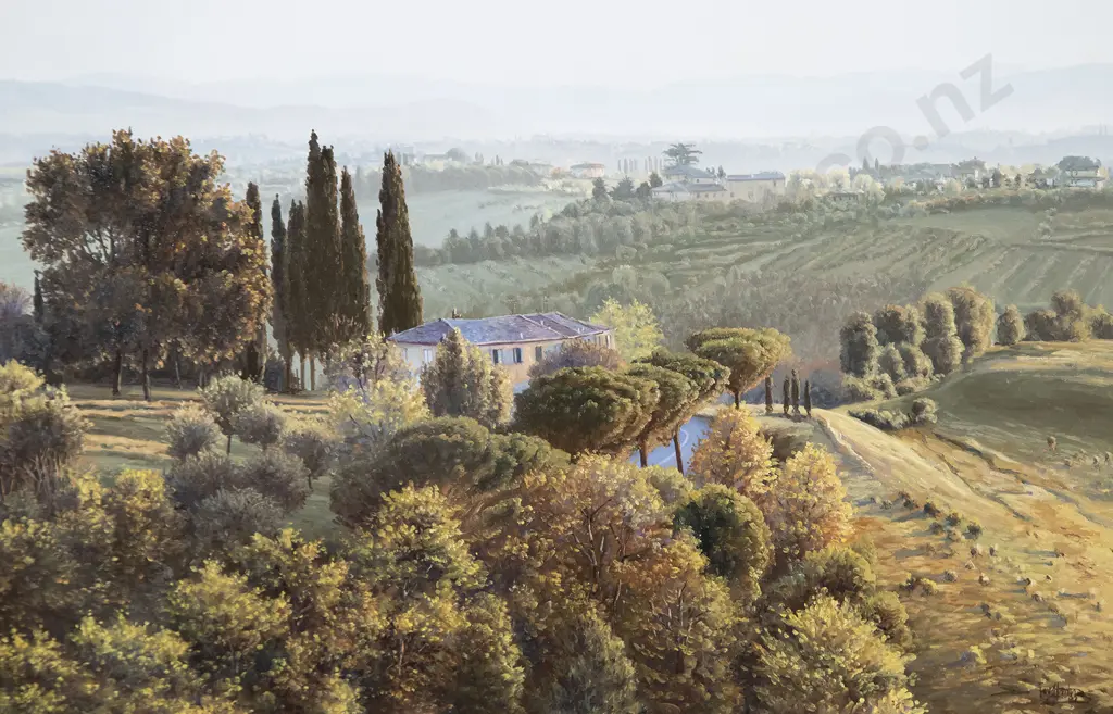Ian Hamlin - Tuscan October Sienna Italy Image 1++