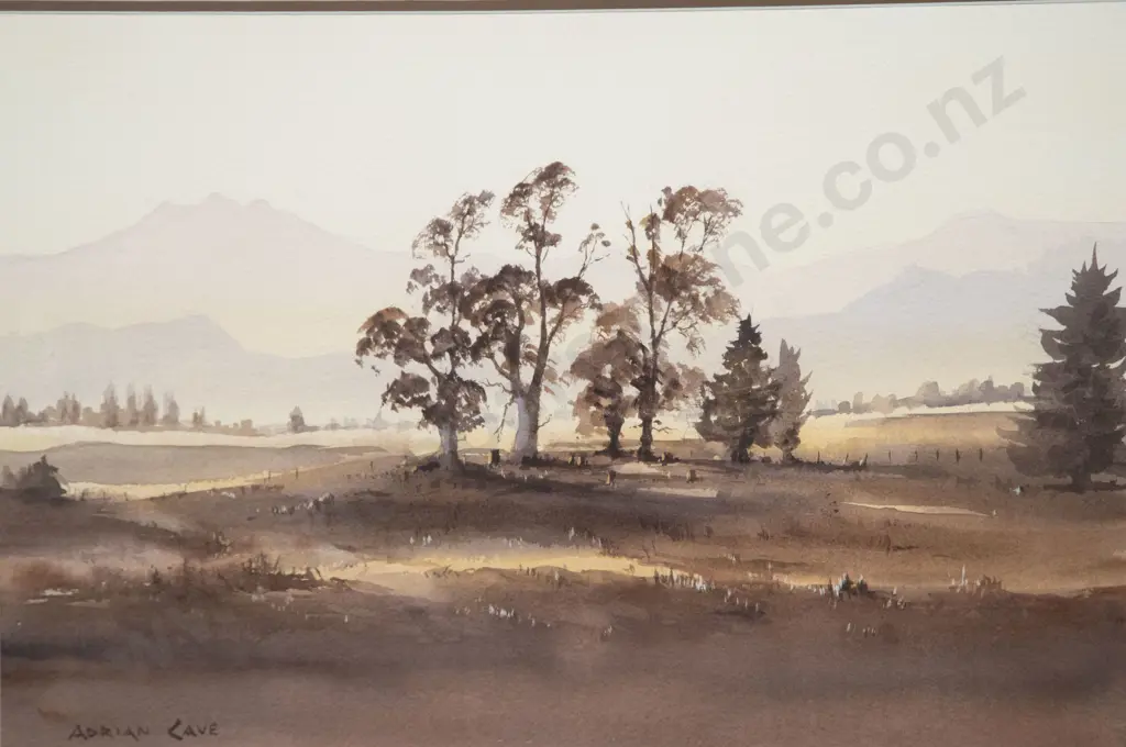 Adrian Cave Watercolour & J Staples Oil (2) Image 1++