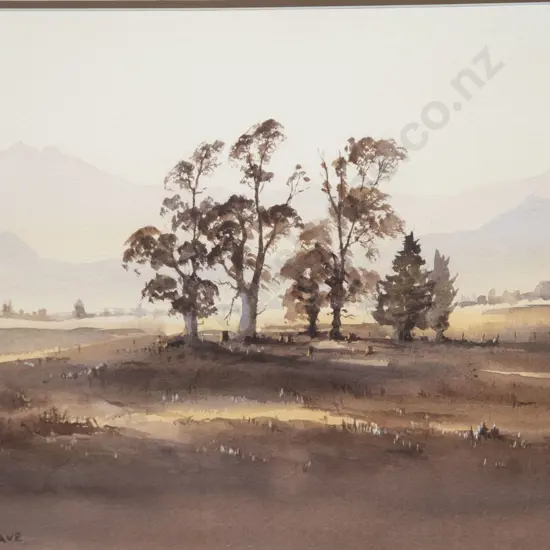 Adrian Cave Watercolour & J Staples Oil (2)