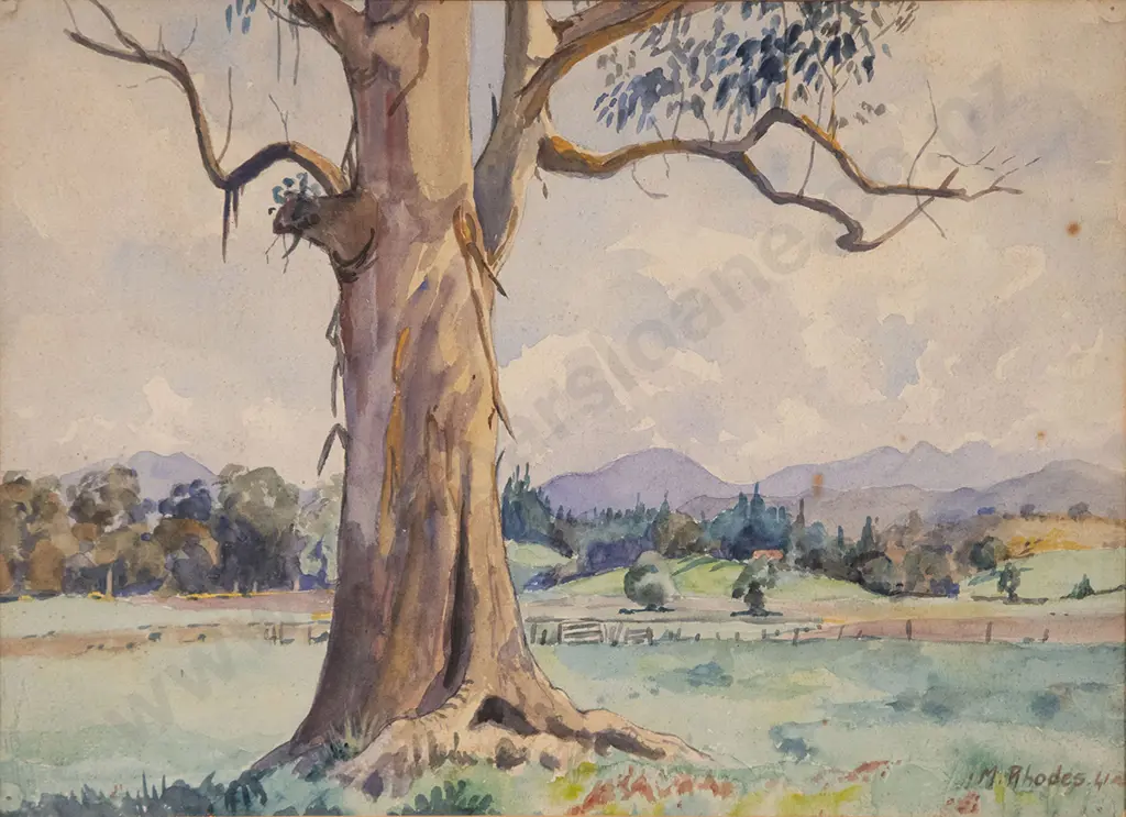 Margaret Rhodes watercolour and other pencil sketch (2) Image 1++