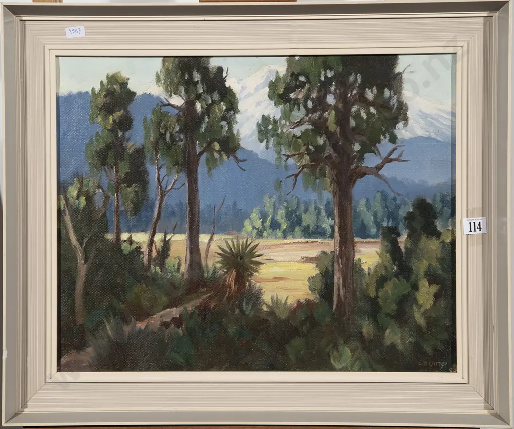 E B Lattey - King Country Landscape Image 1++