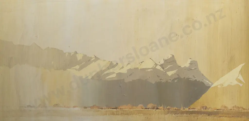John M Crump - Hazy Mountain Range Image 1++