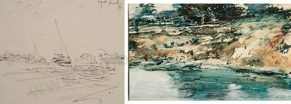 David Barker oil & other sketch (2) Image 1++