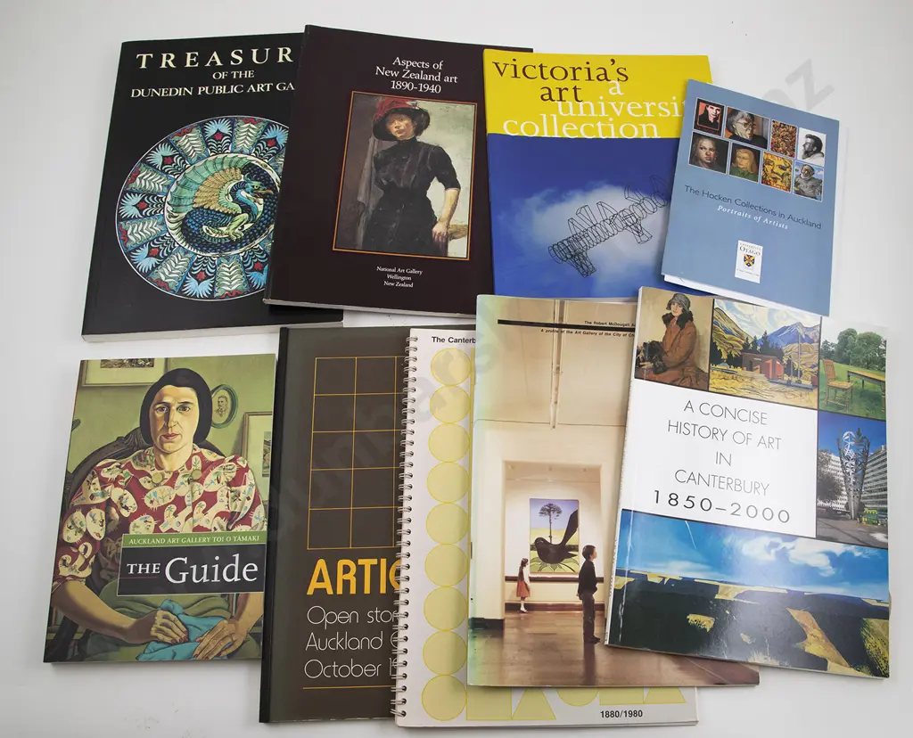 Various New Zealand Institutional Art Collection Volumes (9) Image 1++