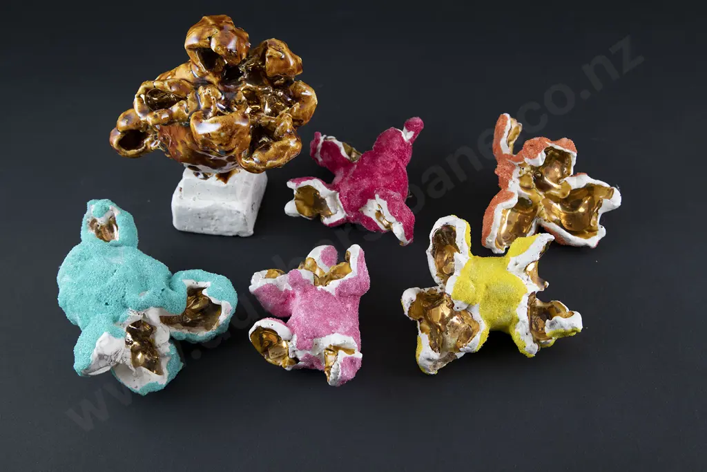 Madeleine Childs - Coloured Popcorn Wall Hanging & One Freestanding (6) Image 1++