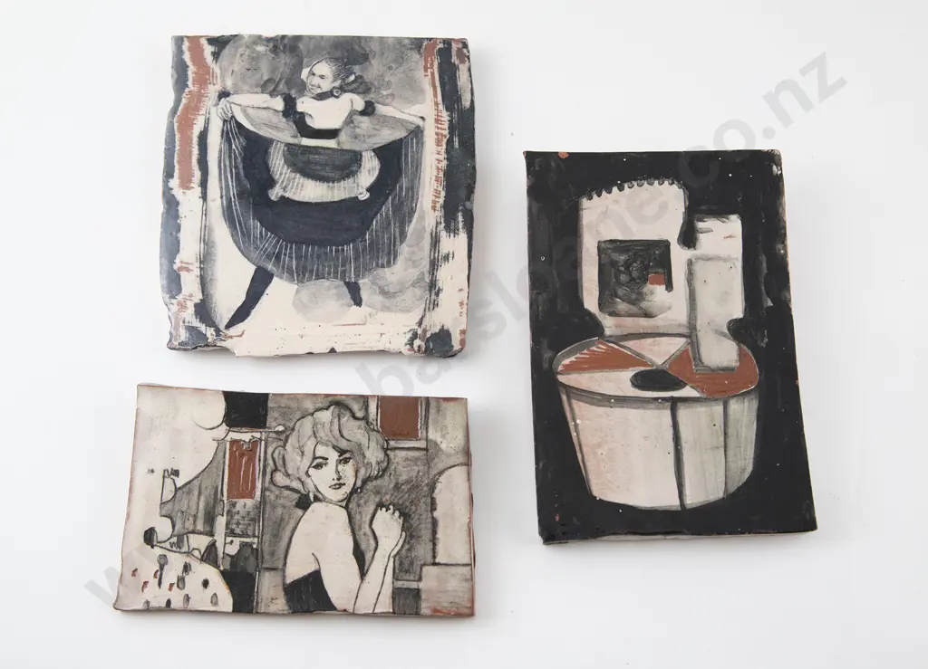 Scott McFarlane - Three Ceramic Tiles Image 1++