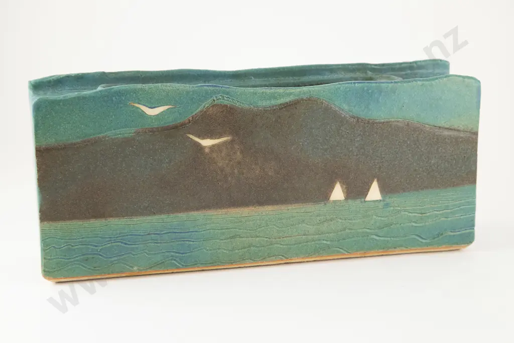Keith Blight - Slab Trough Vase Image 1++
