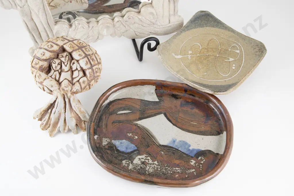 Pamella Annsouth Four Assorted Pottery Pieces Image 1++
