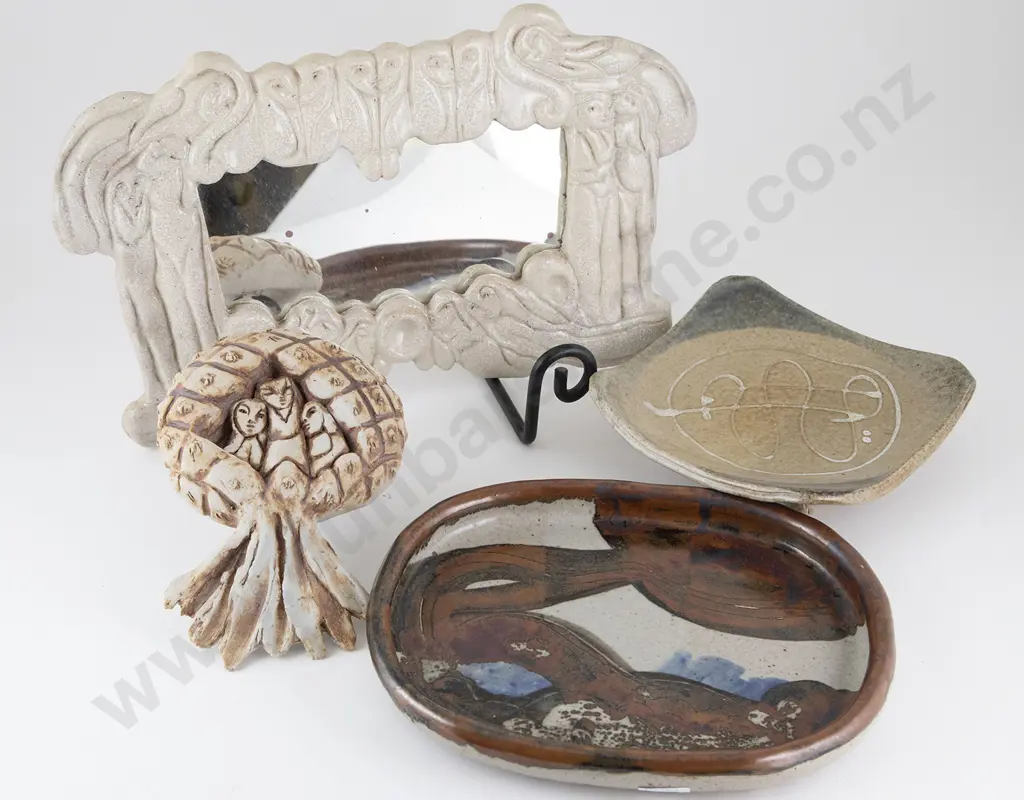 Pamella Annsouth Four Assorted Pottery Pieces Image 1++