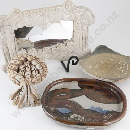 Pamella Annsouth Four Assorted Pottery Pieces
