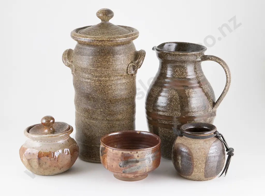 Five Assorted Pieces NZ Pottery Image 1++