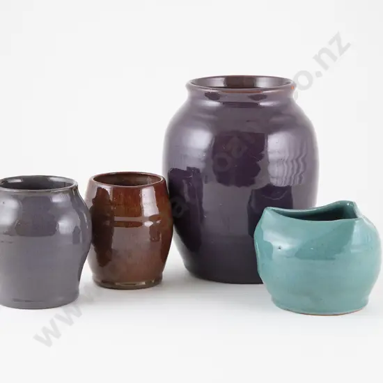 Four Elizabeth Matheson Vases