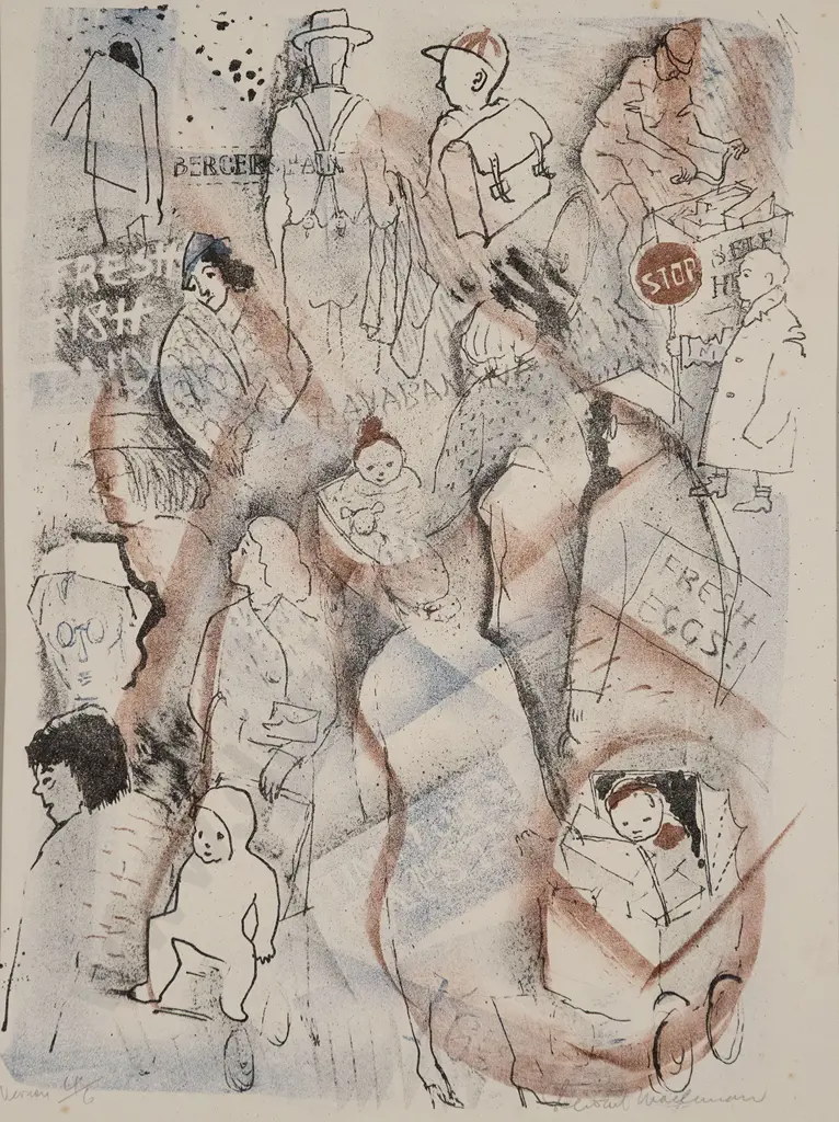 Stewart MacLennan - Rooster & Street Scene (2) Image 1++