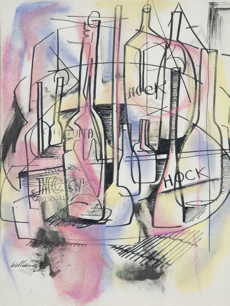 Four Deirdre Helmore Watercolours & Three Other Works Image 1++