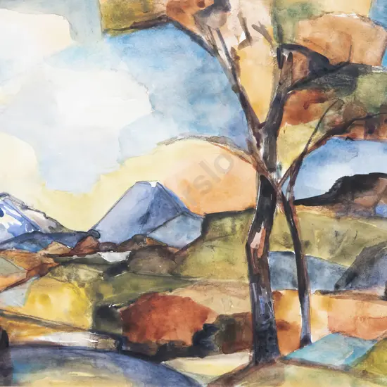 Four Deirdre Helmore Watercolours & Three Other Works