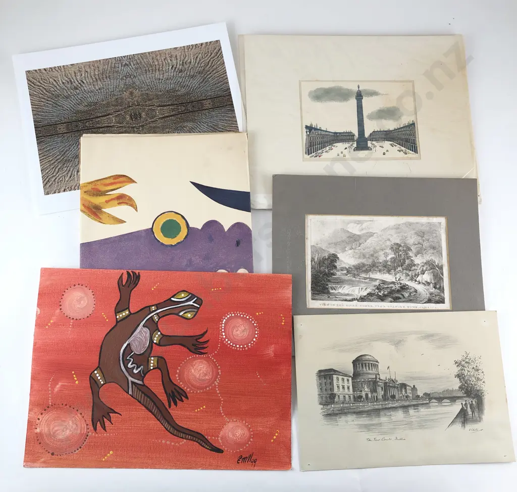 Gordon H Brown oil & other loose sketches Image 1++