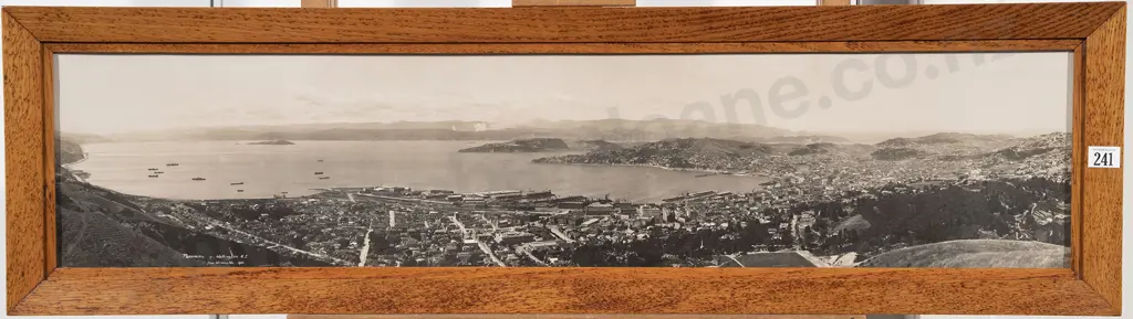 R P Moore - Panorama of Wellington from Wireless Station 1923 Image 1++