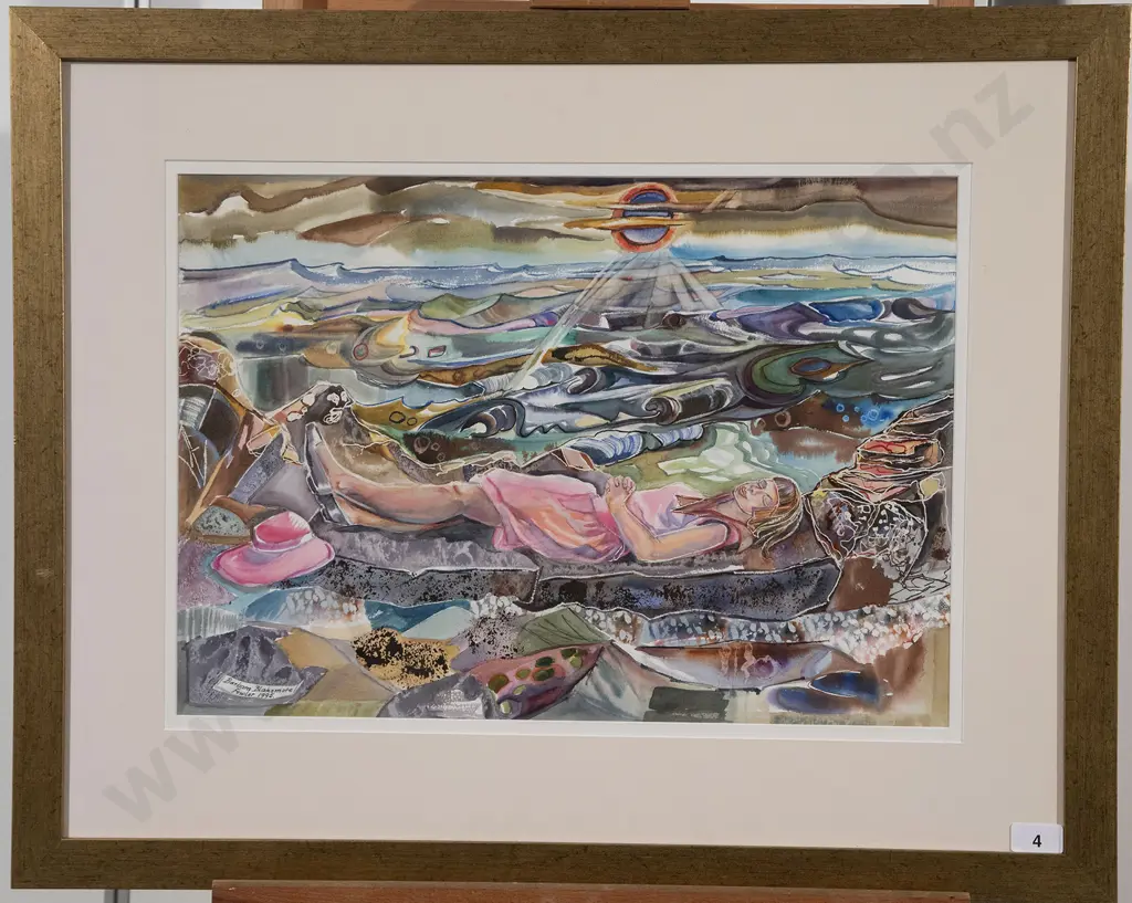 Barbara Blakemore Fowler - Girl Sunbathing Image 1++