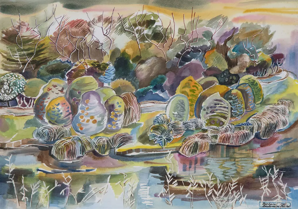 Barbara Blakemore Fowler - Autumn Lake Image 1++