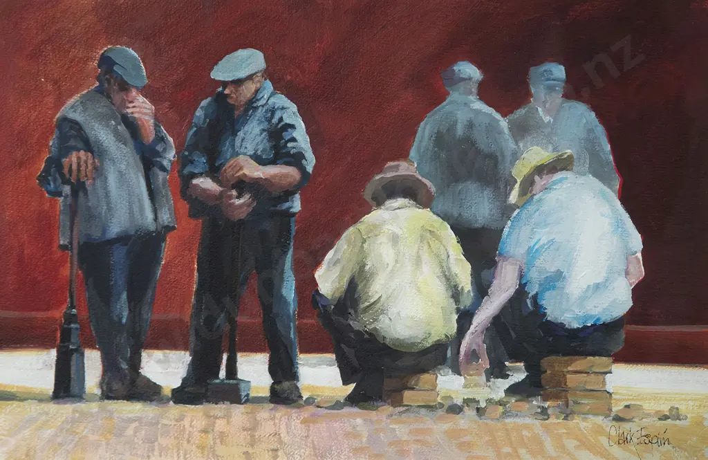 Clark Esplin - Road Workers Lisbon Portugal Image 1++
