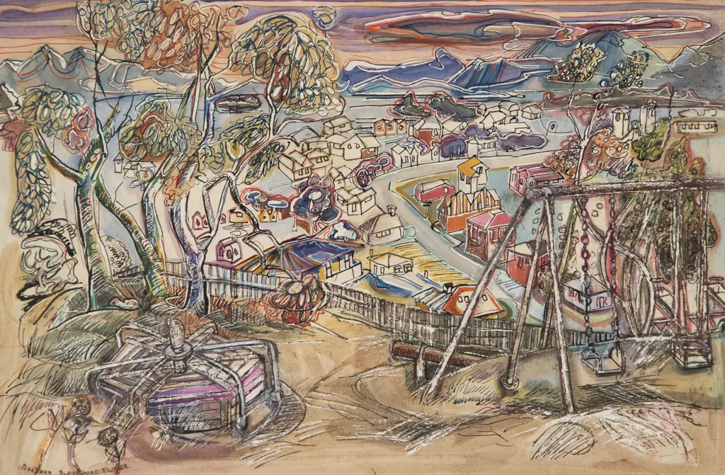 Barbara Blakemore Fowler - Looking Out From Huntsbury Hill Image 1++