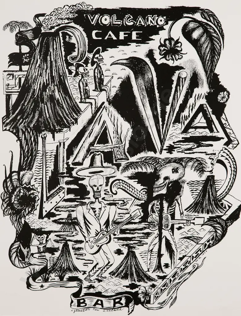 Bill Hammond - Volcano Cafe Image 1++