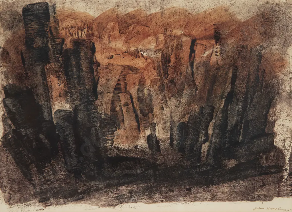 John Howell - Monoprint and Two Other Works (3) Image 1++