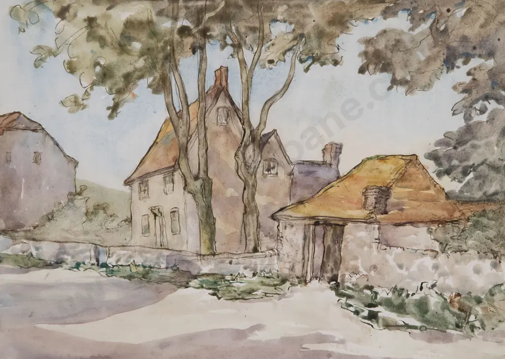 Pair of English Rustic Landscapes (2) Image 1++