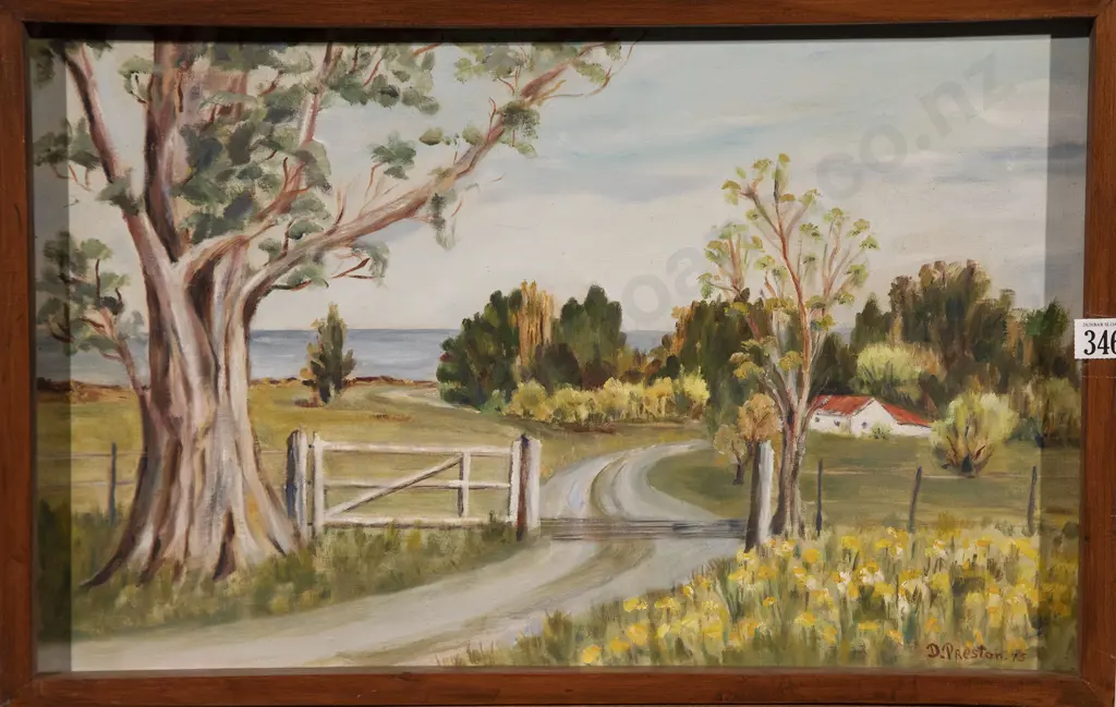 Myrtle Bartlett watercolour & Daphne Preston oil (2) Image 1++