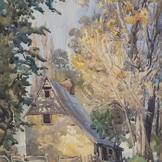 Myrtle Bartlett watercolour & Daphne Preston oil (2)