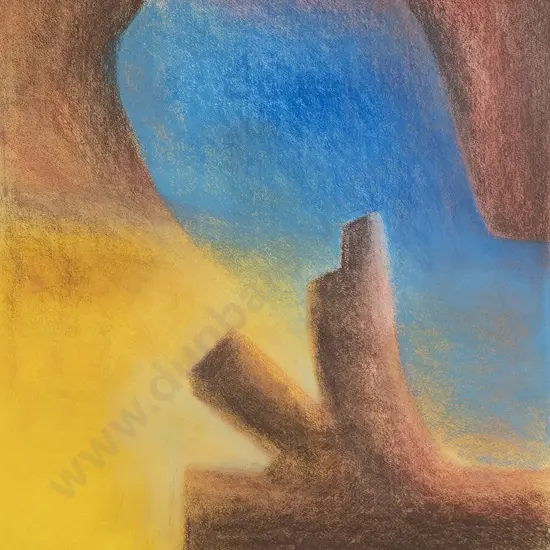 Wallace Crossman - Two Pastel Works on Paper