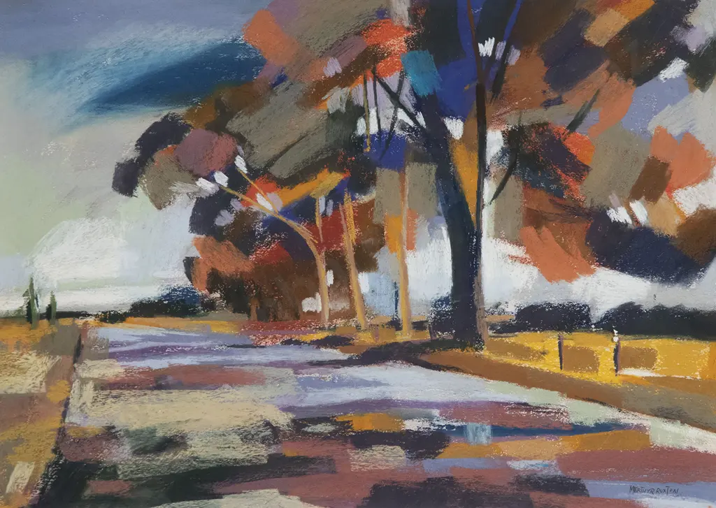 Merthyr Ruxton - Two Pastels on Paper Image 1++