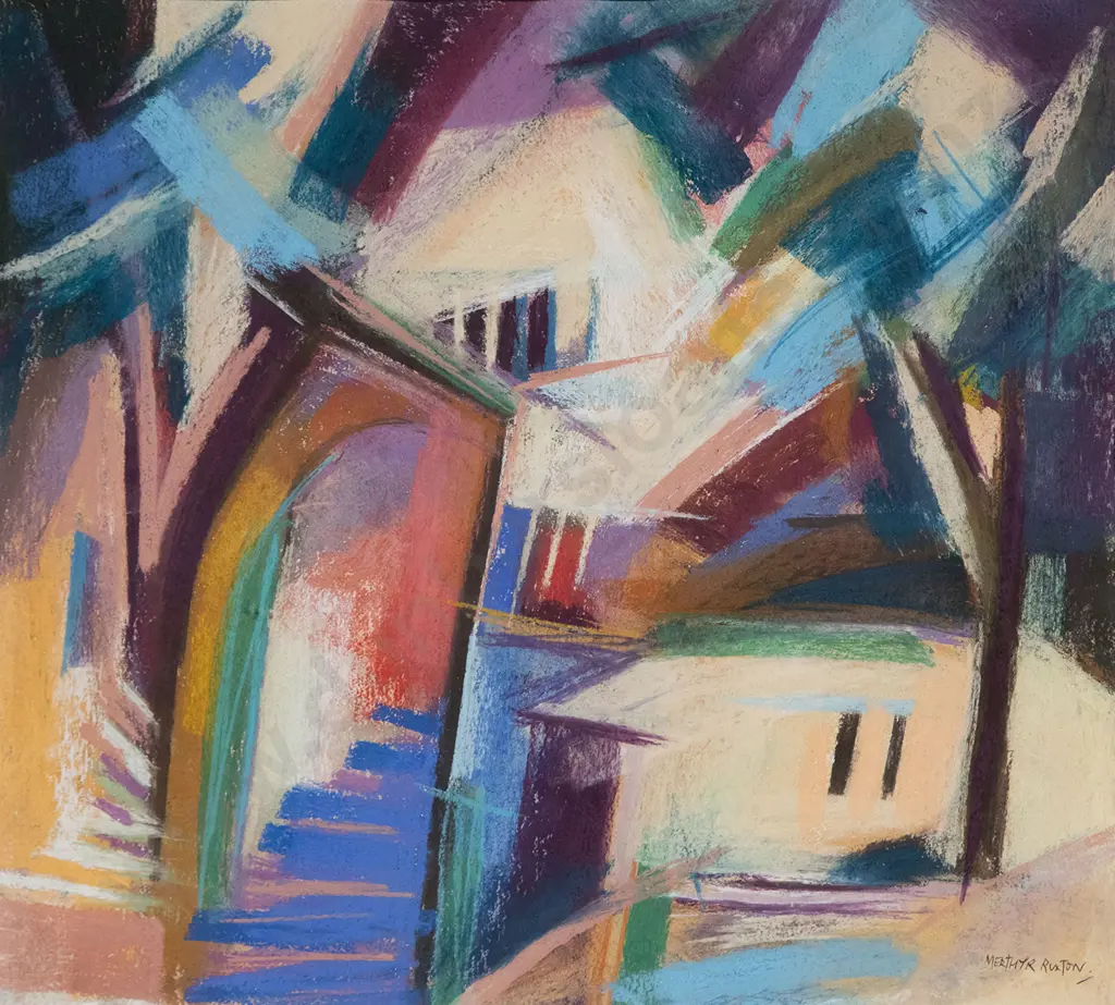 Merthyr Ruxton - Two Pastels on Paper Image 1++