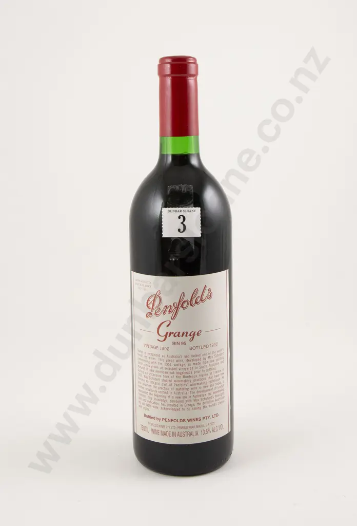 1 bottle Penfolds Bin 95 Grange 1992 Image 1++