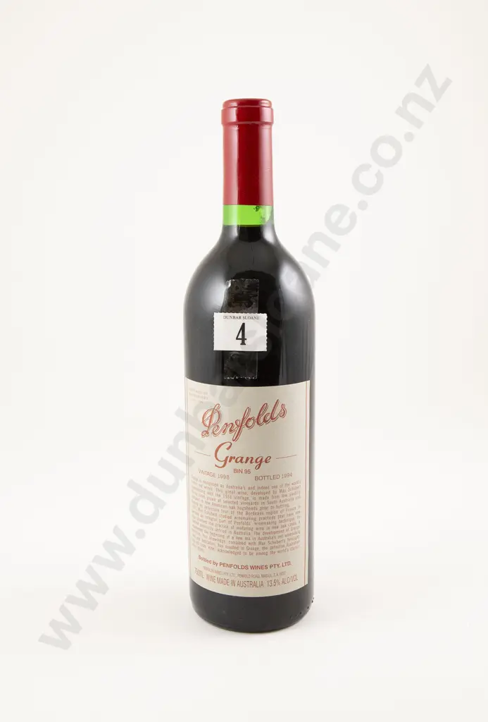 1 bottle Penfolds Bin 95 Grange 1993 Image 1++