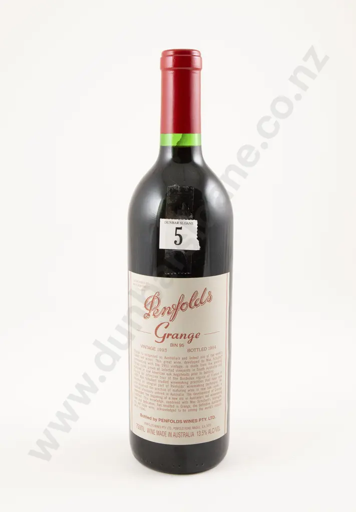 1 bottle Penfolds Bin 95 Grange 1993 Image 1++