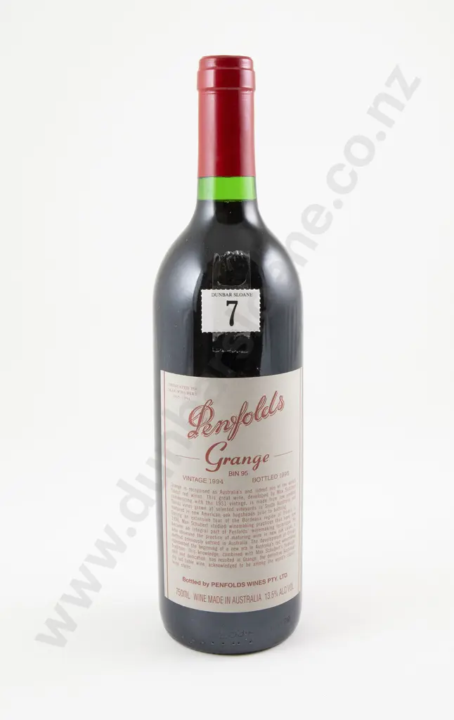 1 bottle Penfolds Bin 95 Grange 1994 Image 1++