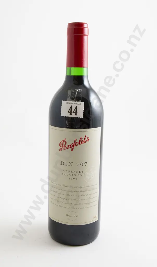 1 bottle Penfolds Bin 707 Cabernet Sauvignon 1999 Image 1++