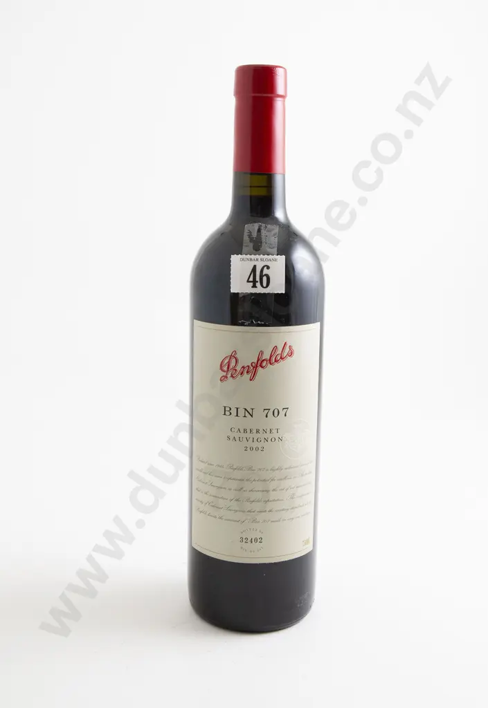 1 bottle Penfolds Bin 707 Cabernet Sauvignon 2002 Image 1++