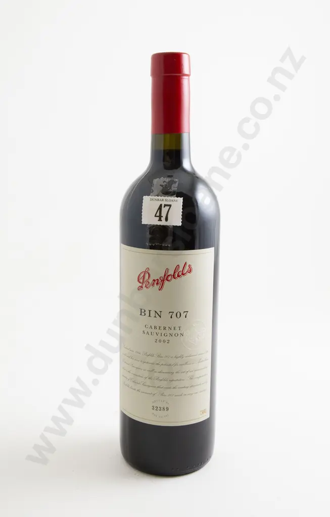 1 bottle Penfolds Bin 707 Cabernet Sauvignon 2002 Image 1++