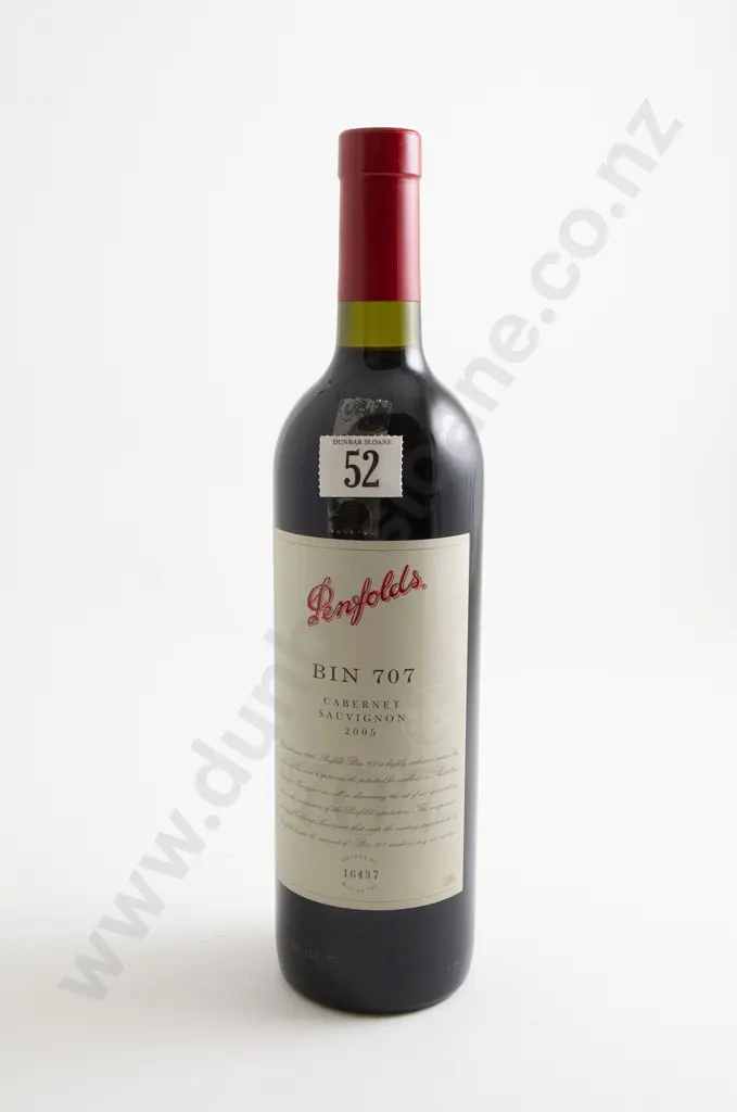 1 bottle Penfolds Bin 707 Cabernet Sauvignon 2005 Image 1++