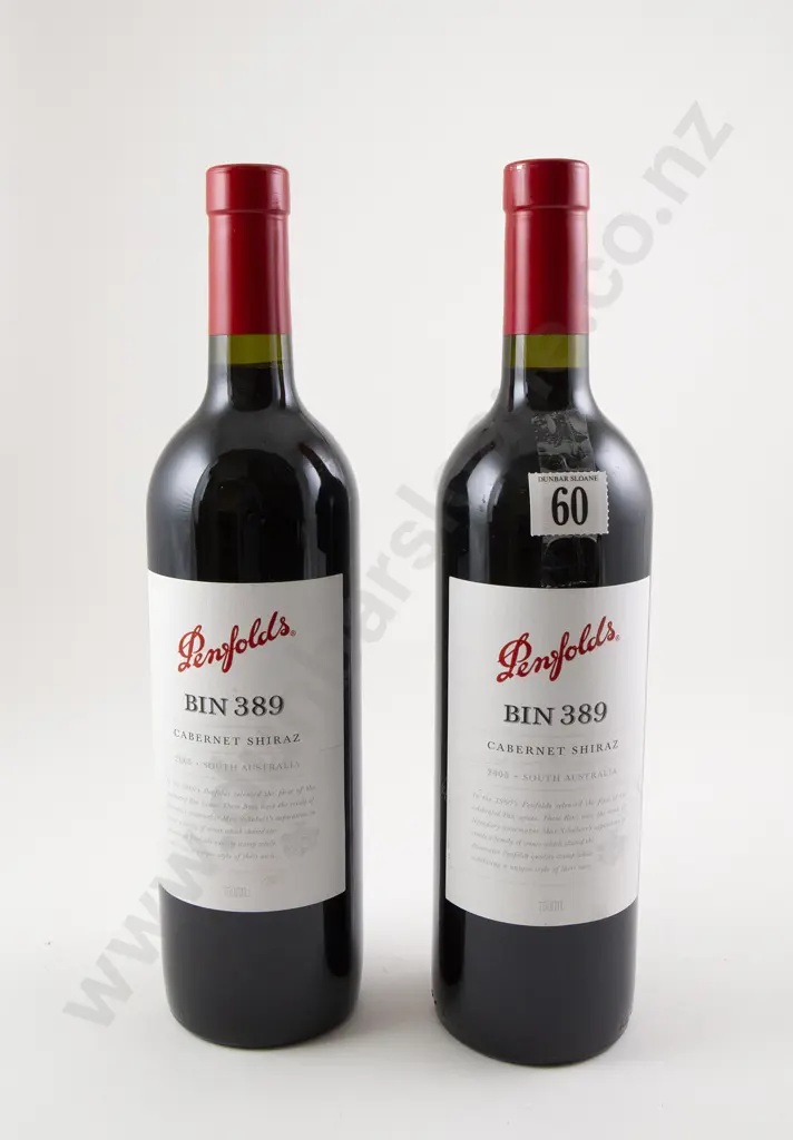2 bottles Penfolds Bin 389 Cabernet Shiraz 2005 Image 1++