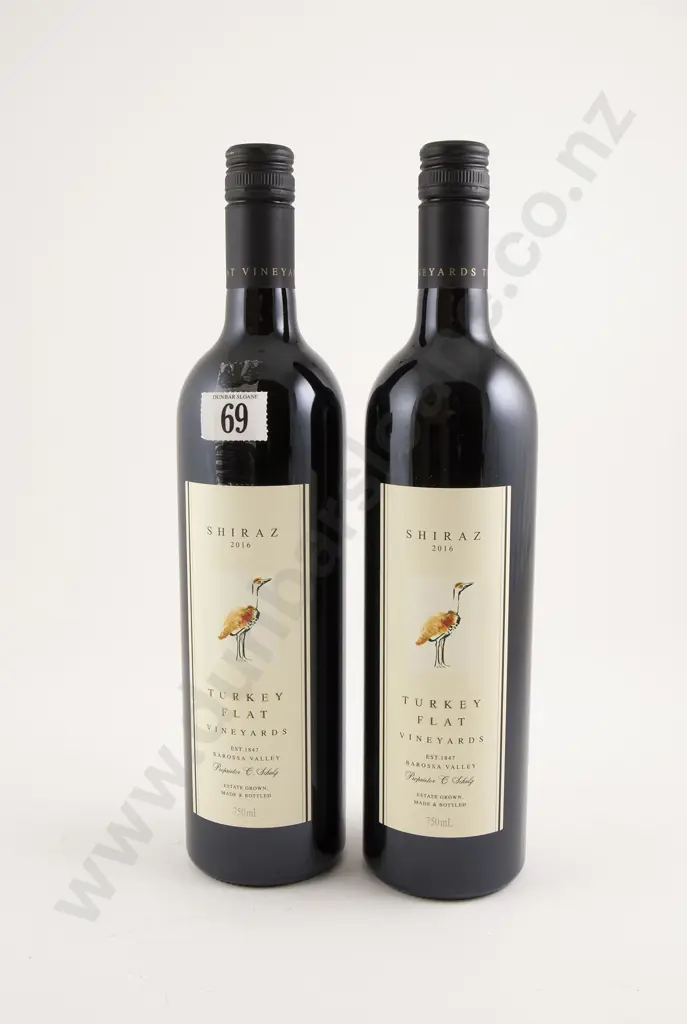 2 bottles Turkey Flat Barossa Shiraz 2016 Image 1++