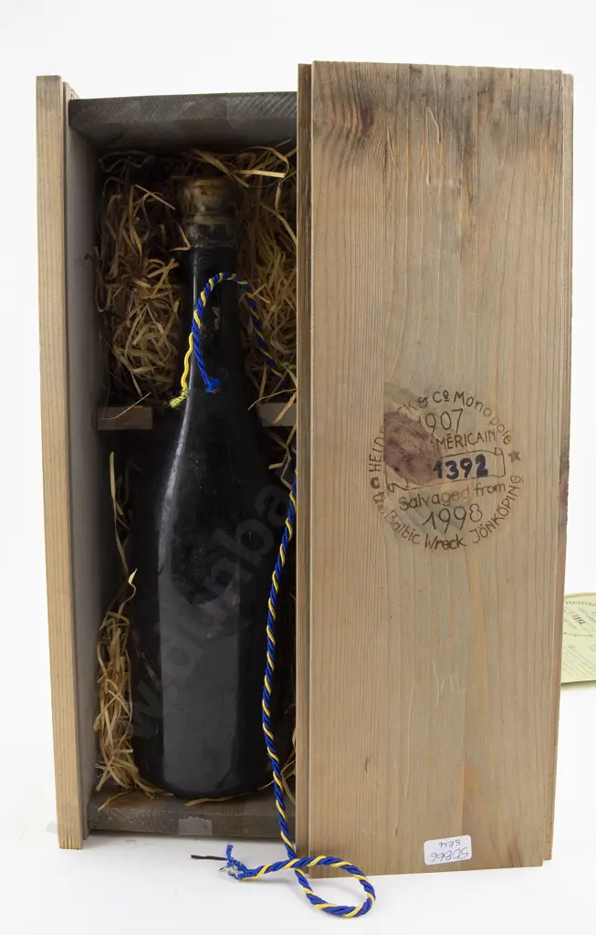 1 bottle (boxed) Heidseck & Co. Monopole 1907 Gout American No.1392 Image 1++
