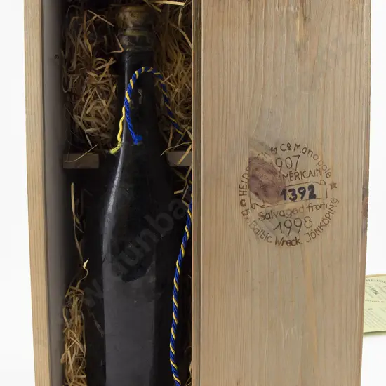 1 bottle (boxed) Heidseck & Co. Monopole 1907 Gout American No.1392