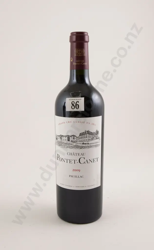 1 bottle Chateau Pontet-Canet Pauillac 2009 Image 1++