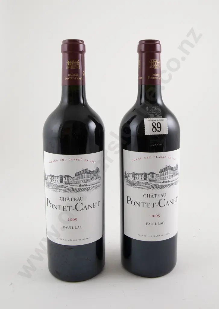 2 bottles Chateau Pontet-Canet Pauillac 2005 Image 1++