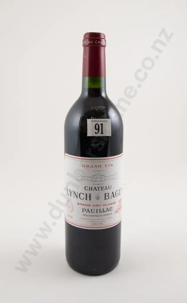 1 bottle Chateau Lynch Bages Grand Cru Classe Pauillac 2000 Image 1++
