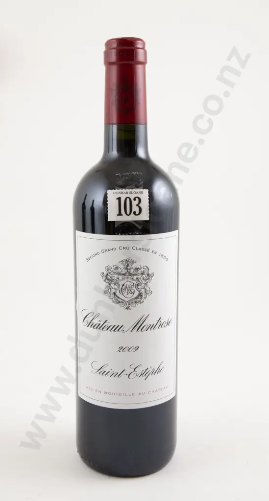1 bottle Chateau Montrose Saint-Estephe 2009 Image 1++